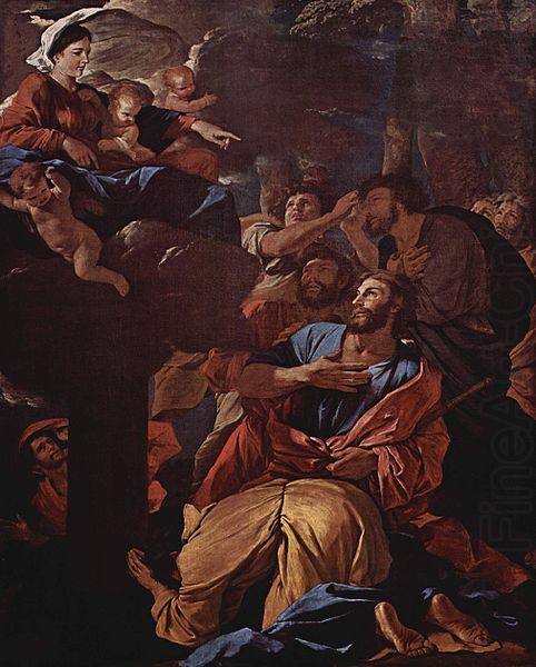 Nicolas Poussin The Apparition of the Virgin to Saint James the Great china oil painting image